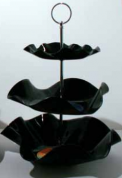 Etagèren-Bausatz oval kupfer